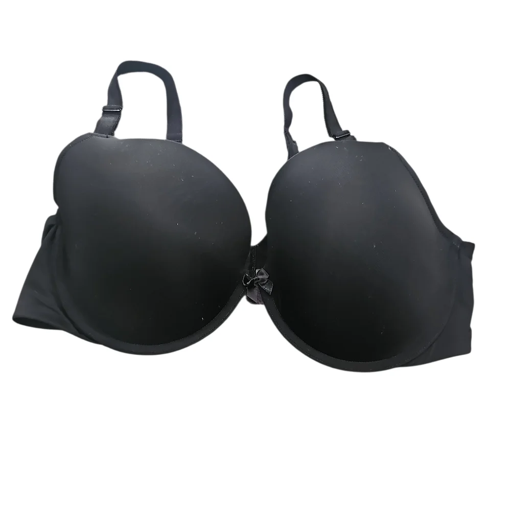 Torrid Perfect T-Shirt Push-Up Black Underwire Bra Sz 38D WL391